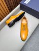 J.M.WESTON Yellow Calfskin Business Leather Shoes 042826 (2)_th.jpg